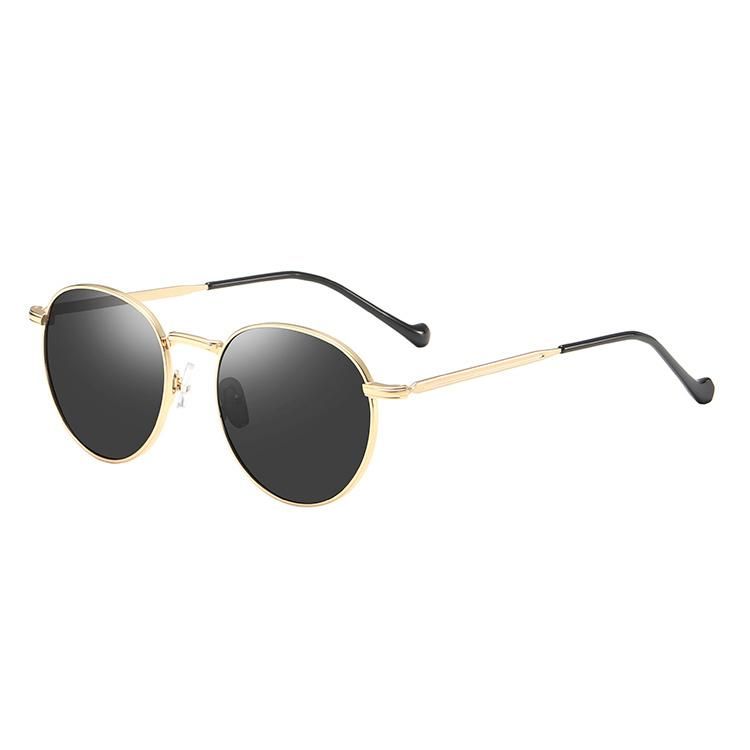 2019 Fashionable Round Shape Metal Sunglasses for Ready Made Goods