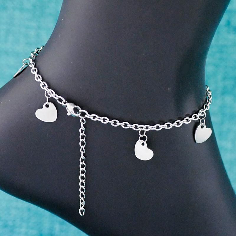 Adjustable Size Extender Anklet Ankle Beach Bracelet Love Fine Jewelry