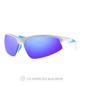 PC Polarized Sports Sunglasses, Plastic Half Frame Sp8001-03