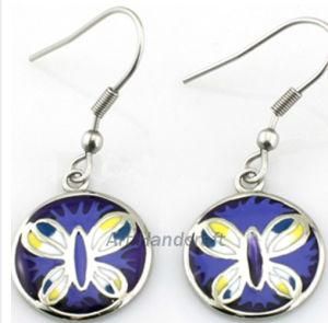 Fashion Earring with Pattern Painting (AEA1304)
