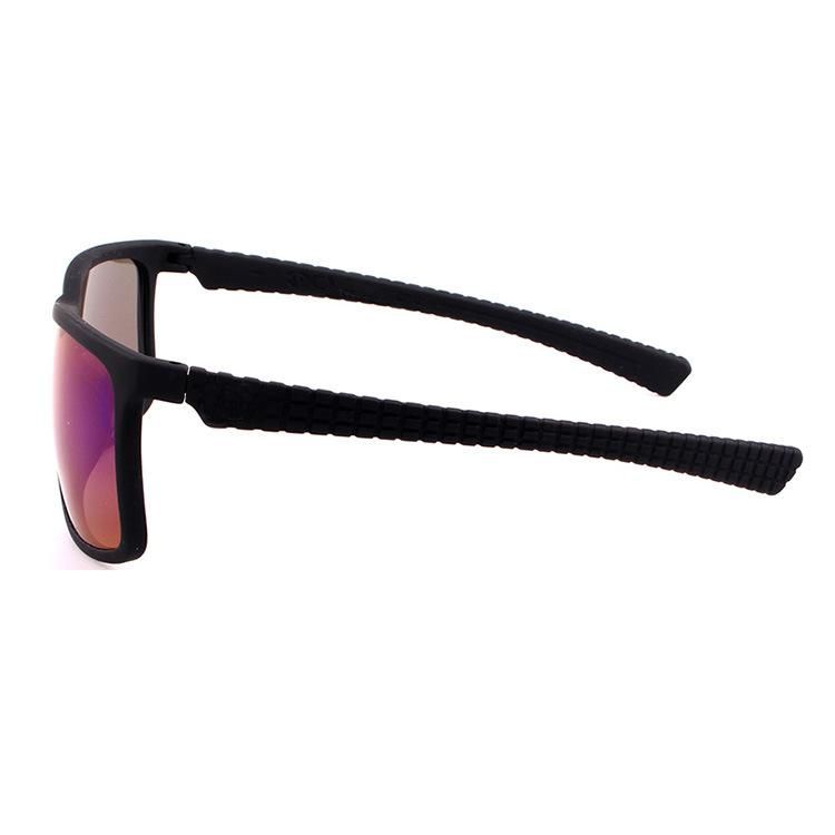 Oversize Square Mirror Lens Sport Sunglasses