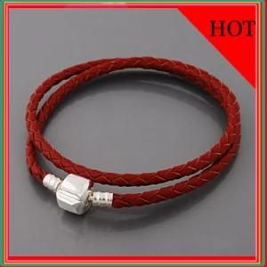 Red Leather Bracelet Jb249