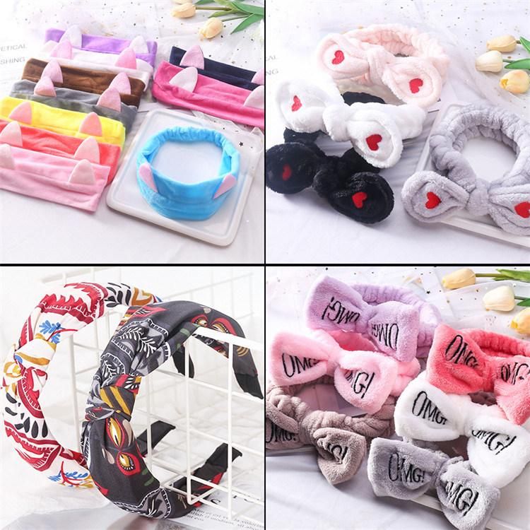 Fashion Multi-Style Simple Knotted Wide Hair Band Jewelry