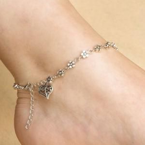 New Design Women Silver Bead Chain Anklet
