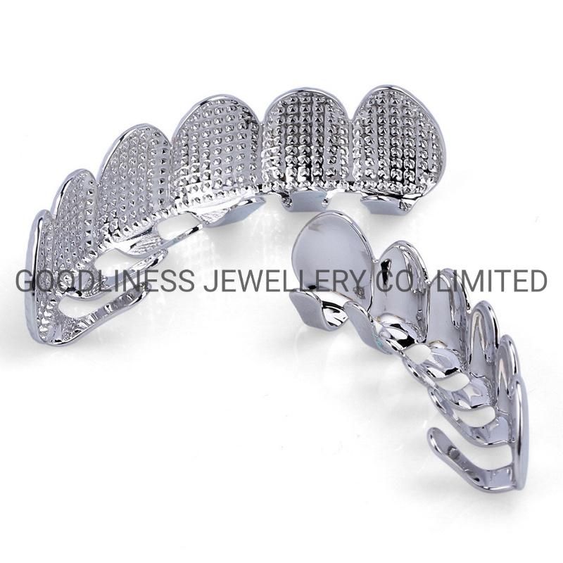 Hip Hop Rapper Jewelry Plain Teeth Grillz