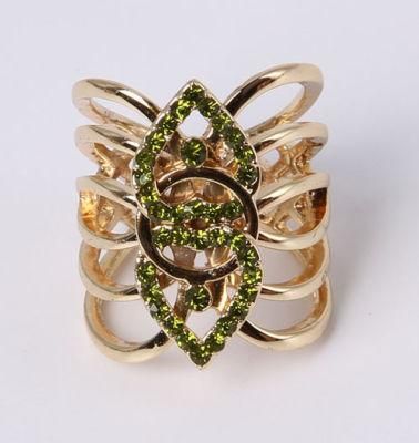 Cheap Price Fashion Jewelry Ring with Rhinestones Factory Wholesale