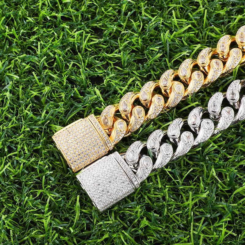 Popular Charm Copper Inlaid Zircon Tennis Men′ S Bracelet