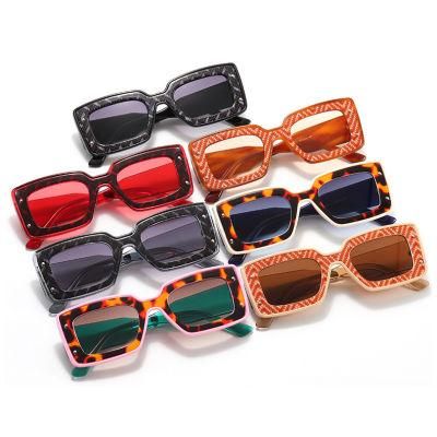 New Style Men and Women Fashion Trendy Retro Sun Glasses Luxury Square UV400 Outdoor Sunglasses