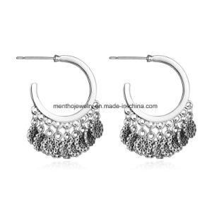 Hot Sale Elegant Personal Alloy Earrings U Shape Tassel Pendant