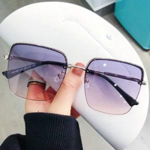 2021 New Fashion Metal Square Frame Shades Sunglass Wholesale