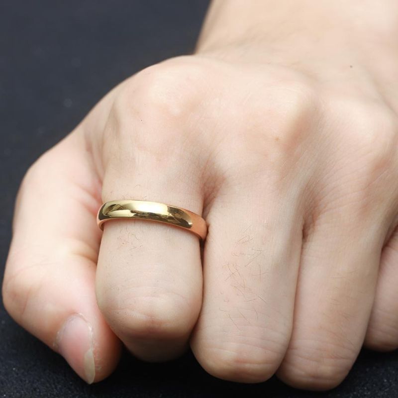 Stylish Individual Woman Rings Luxury Jewelry Plating 18K Gold Jewelry Women Stainless Steel Rings