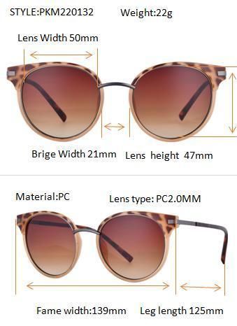 UV400 Protection Retro Classic Round Shape with Brown Lens Color Polycarbonate Lens Tortoise Trendy Frame Designer Sunglasses