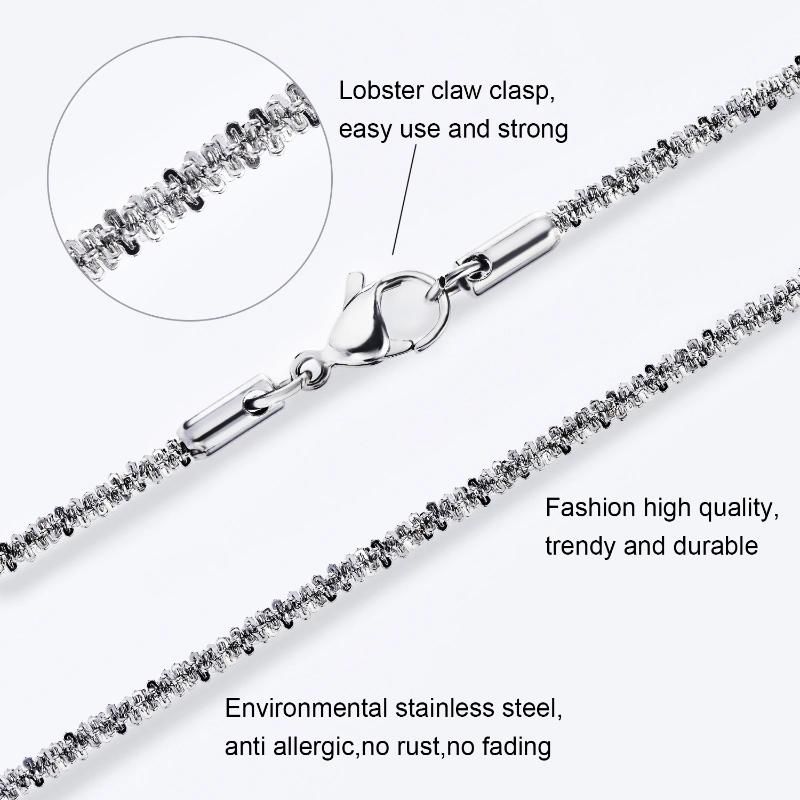 Fashion Jewelry Stainless Steel Cauliflower Necklace Pendant Design Bracelet Anklet Handcraft