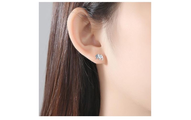 Jewelry Alloy Golden Vintage Earring Studs for Lady