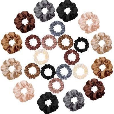 Custom Silk Scrunchies Pack Collection for Hair Gift Set