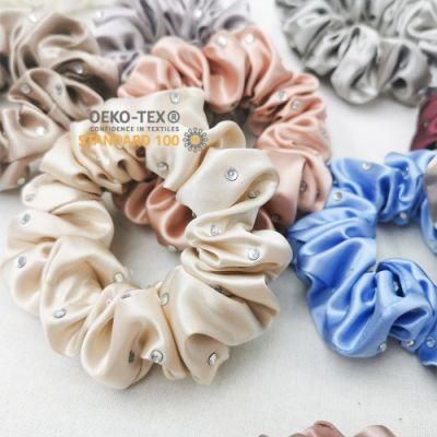Crystal Silk Scrunchies for High Quality for Lovely Girls