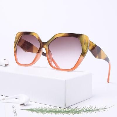Wholesale High Quality Custom Logo Retro Sun Glasses Big Frame Sunglasses