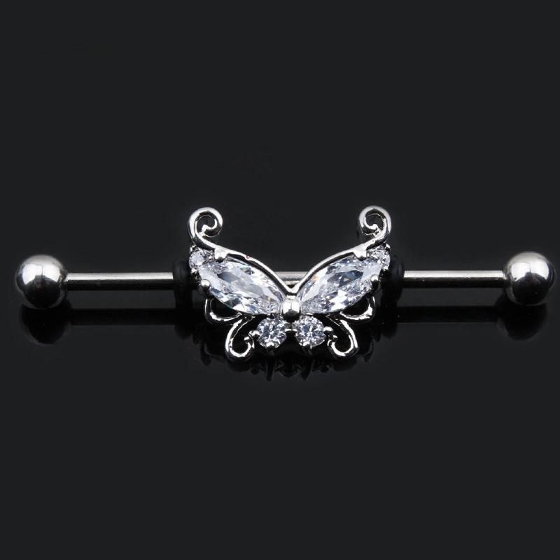 New 316L Surgical Steel Industrial Barbell Body Piercing Jewelry