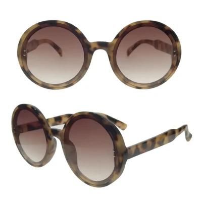 Round Frame Sunglasses with Locked Lens for Women