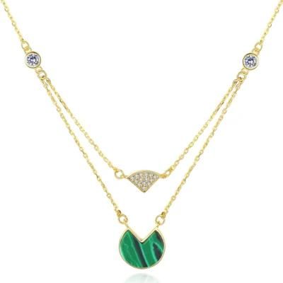Handmade Long Multilayer Gold Plated Necklace for Women