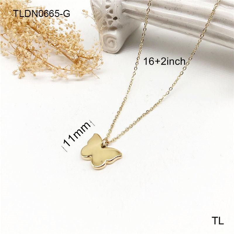 Manufacturer Custom High Quality New Arrivals Stainless Steel Boho Fashion Jewelry Wholesale Long Chain Flower Necklace