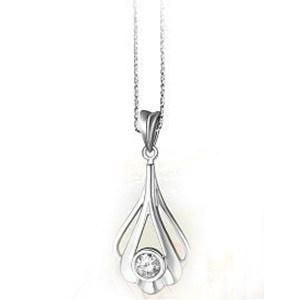 CZ Stainless Steel Jewelry Pendant (PZ8704)