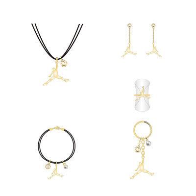 Best Fashion Basketball Golden Imitation Jewelry