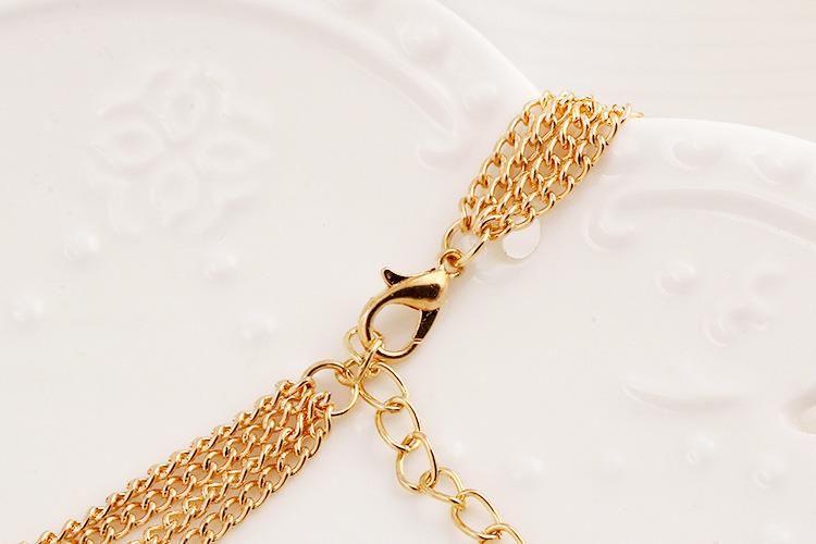 Wholesale Multi-Layer Artificial Pearl Necklace Temperament Jewelry Clavicle Chain Sweater Chain Jewelry