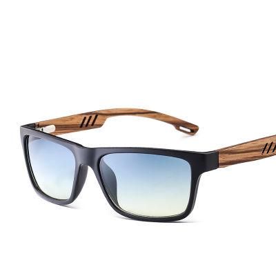 Custom Logo Fashion Cheap Bamboo Polarized Sunglasses