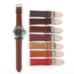 Genuine Leather Watch Strap Replacement for Men Watchbands Bracelet Accessories