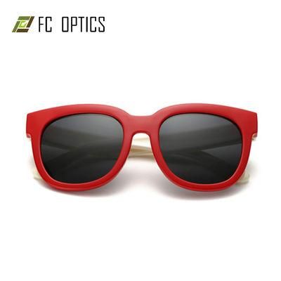 Fcsok1505 Wenzhou FC Tpee Full Round Rim Frame Flexible High Quality Eyeglasses Frame Sunglasses for Kids