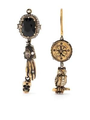 Fashion Vintage Personality Asymmetric Earrings Jewelry