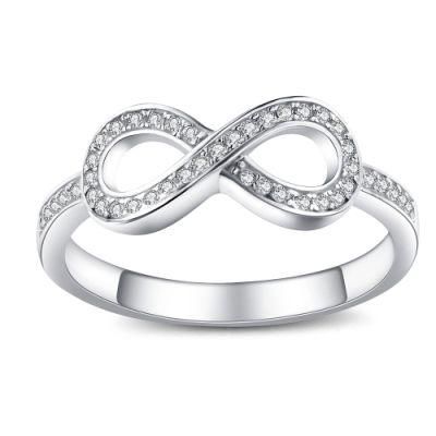 Silver Infinite Eternal fashion Jewelry Women Promise Rings Design