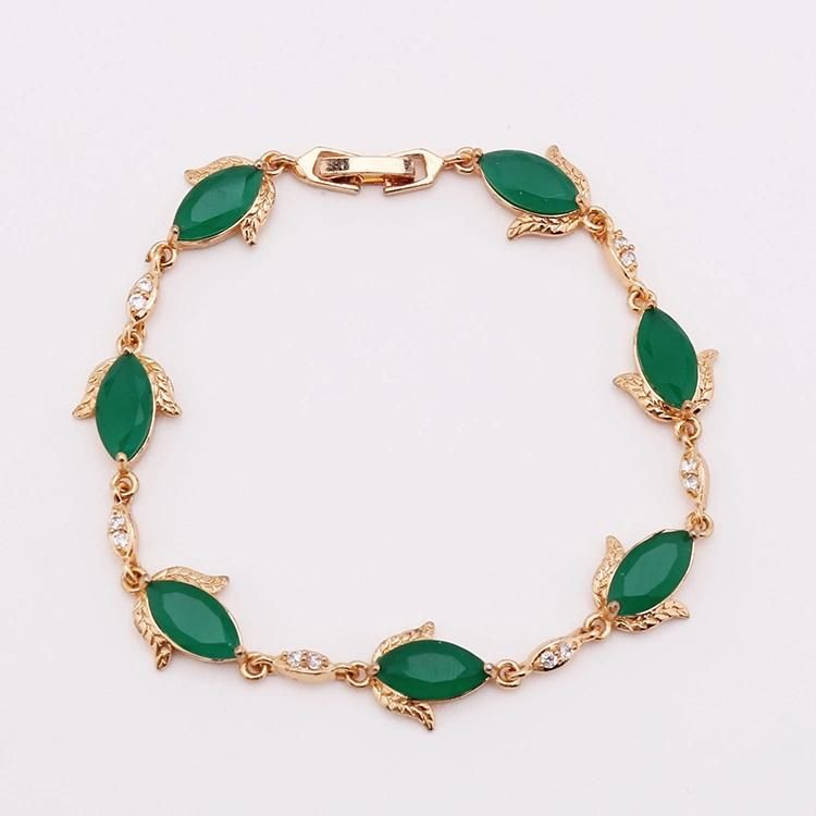 Fashion Multicolor Imitation Jewelry Chain Bracelet for Woman