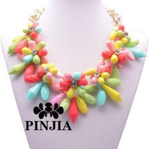 Bib Statement Necklace&Floral Cluster Pendant Collar Fashion Imitation Jewelry