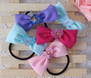 Children Hair Accessories Set- Plastic Heart Anna and Elsa Hair Band H071