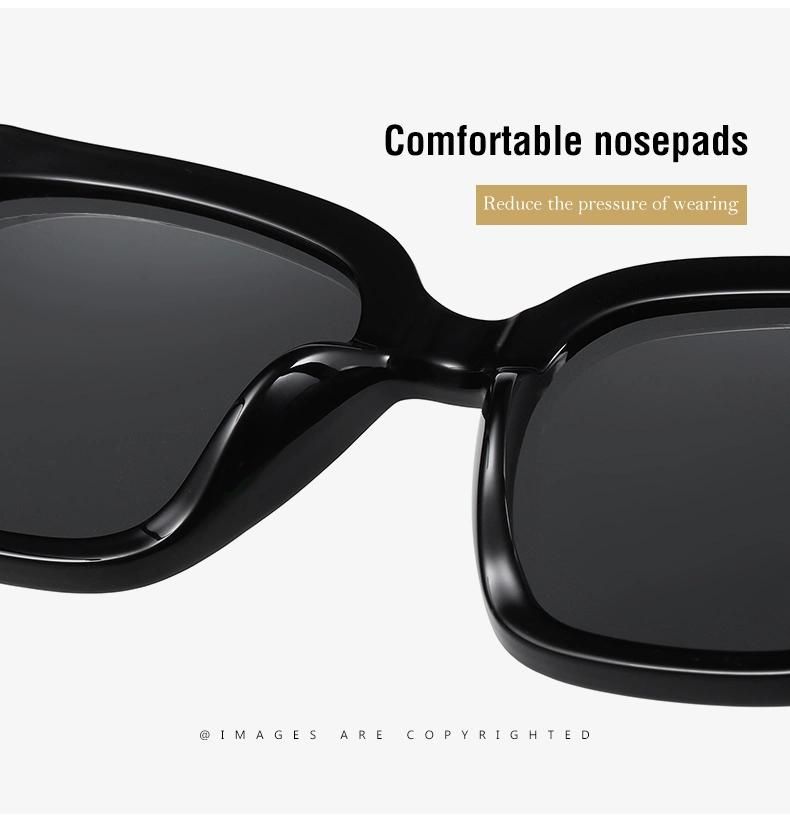 Fashion Designer Shades Unisex Face Sheild Gafas Big Over Frame Vintage Squared Women Polarized Sunglasses