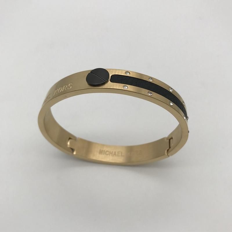 Sticky Skin Zirconia Bracelet Gold Plated Stainless Steel Indian Bangle Bracelets & Bangles Jewelry Women