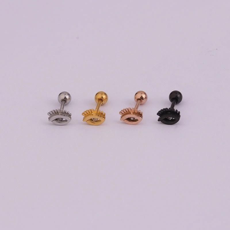 Stainless Steel Earrings Studs Body Piercing Jewelry for Women