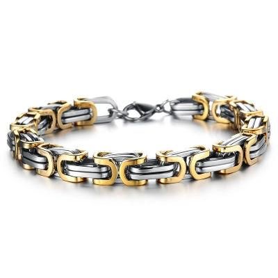 Stainless Steel Chain Link Bracelets for Mens Link Chain Wristband Bangle Bracelets