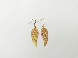 Fashion Jewelry Earring in Stainless Steel in Gold 24K