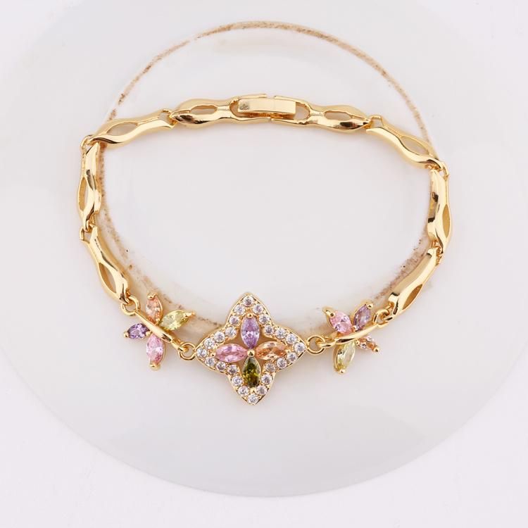 Fashion Costume Jewelry Cubic Zirconia Bracelet for Female