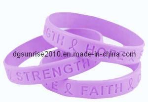 Promotional Debossed Silicone Bracelet