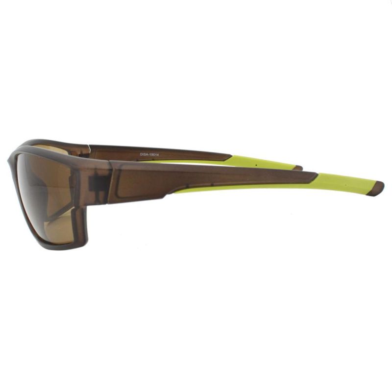 2020 Light Crystal Brown Sports Sunglasses