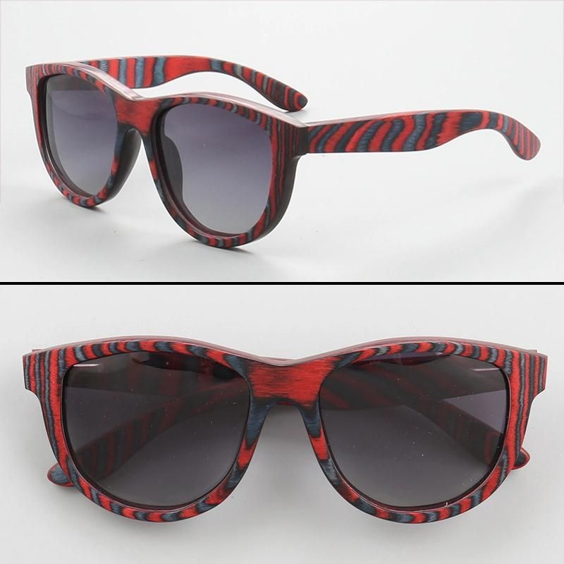 Wood Wooden Sunglasses with Mirror Lens Full Wood