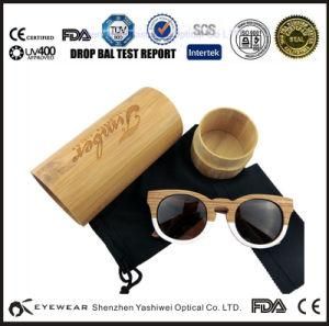 Round Double Color Classic Hot Selling Pure Wooden Sunglasses