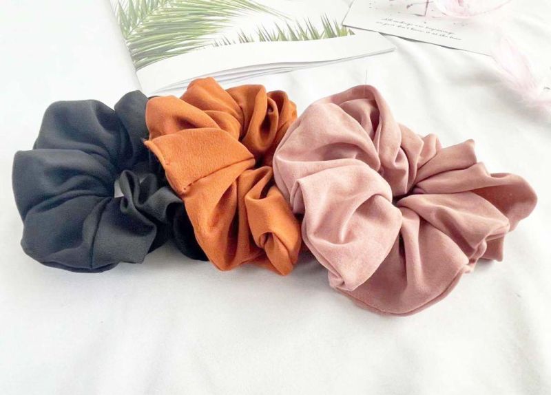 Hot-Sale Customized Fashion Colorful Hair Accessories Hair-Ring Elastic Scrunchies Hairbands