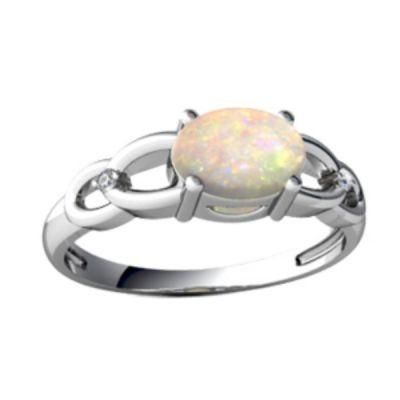 Guangzhou Huifu Chain Design Stainless Steel Opal Ring