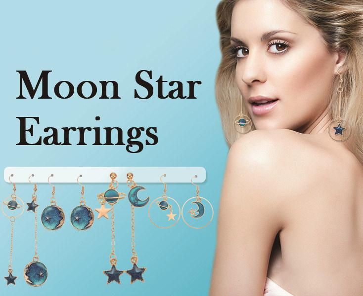 Alloy Earrings Moon Star Style Earrings Choose Any Style You Like