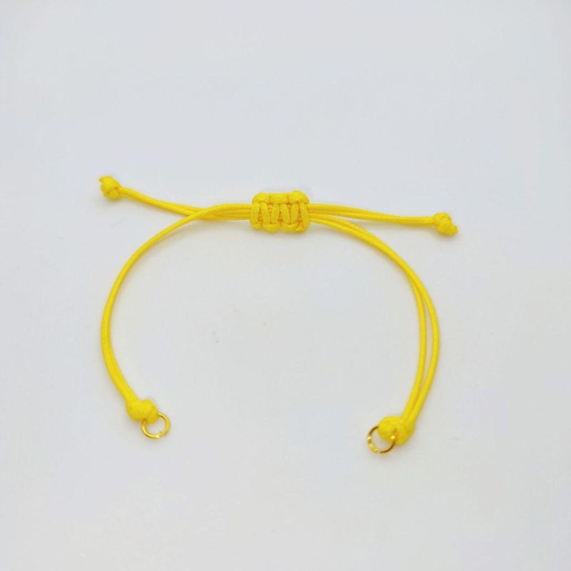 Hand Braided Rope Adjustable Semi-Finished DIY Accessories Lovers Bracelet